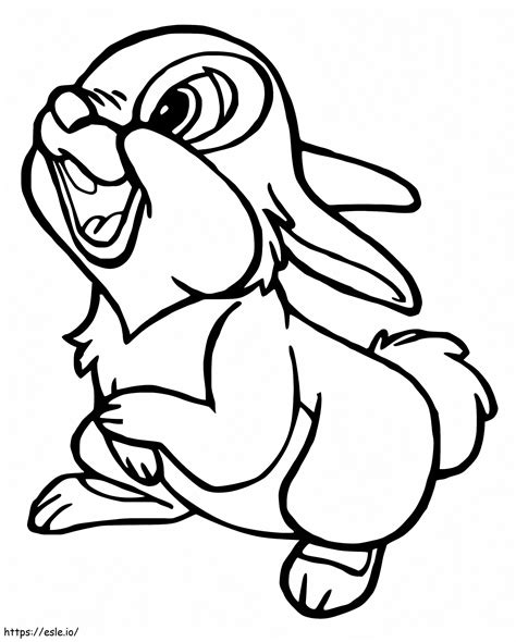 Disney Thumper coloring page