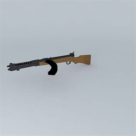 TYPE 100 SMG Type 100 submachine gun japanese sub-machinegun free 3D ...