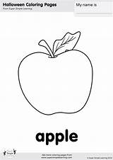 Apple Coloring Page  Super Simple sketch template