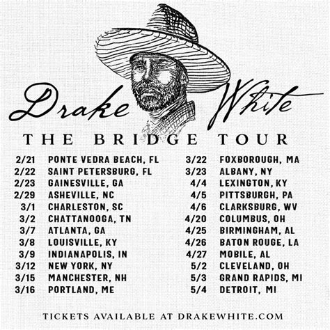 Drake White Tour Dates 2024 & 2025 | Setlists | News | Tickets