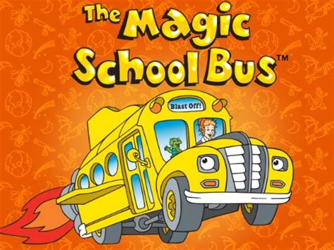 Cartoon Magic School Bus