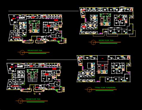 Tertiary Hospital DWG Section for AutoCAD • Designs CAD