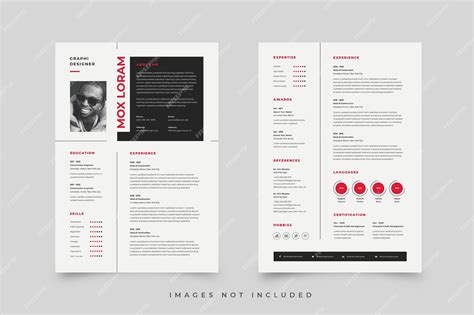 Premium Vector | Resume template