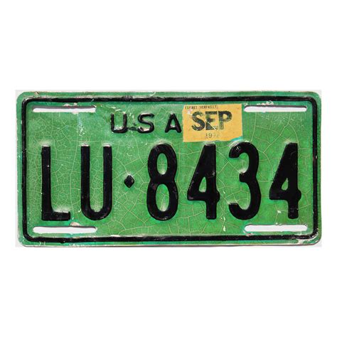 1978 US Forces Germany #LU8434 | Military License Plates