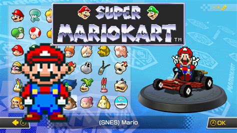 (SNES) Mario in Mario Kart 8 Deluxe [Mario Kart 8 Deluxe] [Mods]