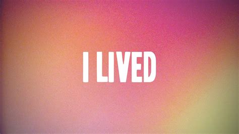 I LIVED - OneRepublic (Kinetic Typography) - YouTube