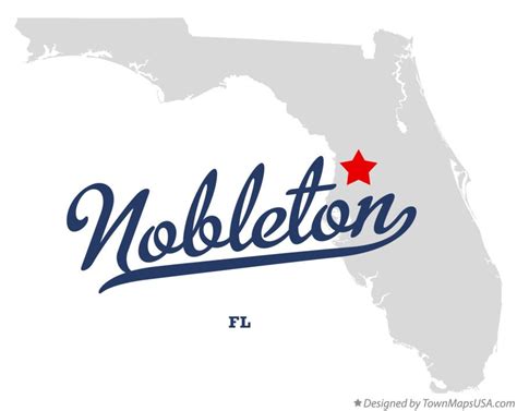 Map of Nobleton, FL, Florida