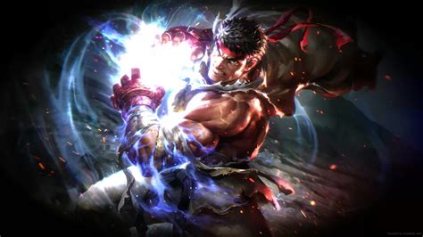 Ryu Hadouken! Street Fighter Live Wallpaper - MoeWalls