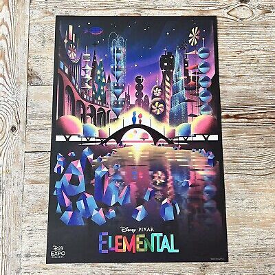 DISNEY D23 EXPO 2022 Exclusive Pixar Elemental Movie Poster 18.5 X 27 $82.93 - PicClick AU