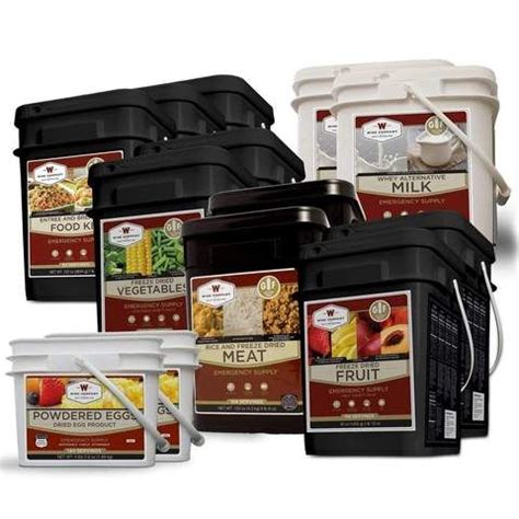 Wise Foods Gluten Free Ultimate Kit - 6 Month Supply for 1 Person ...