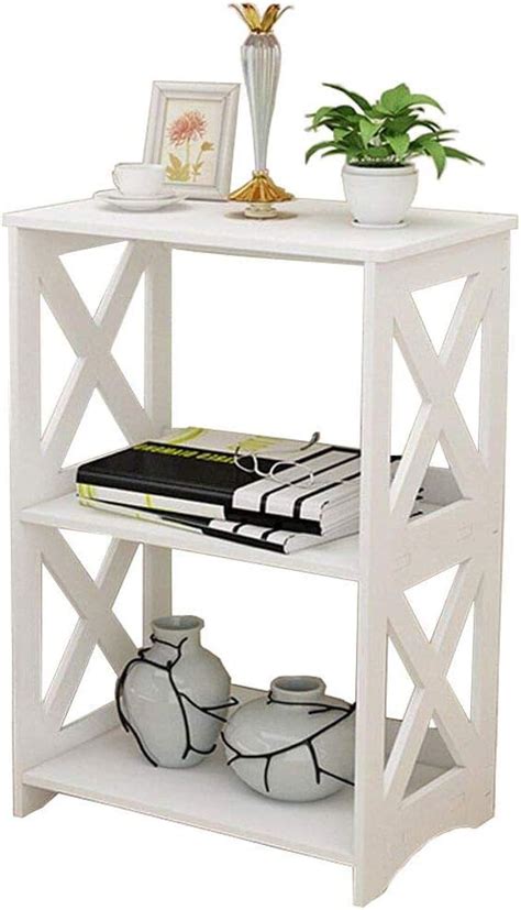 Rerii Display Shelves, Wood & Plastic Composite, 2-Tier Free Standing Shelf, Desktop Storage ...