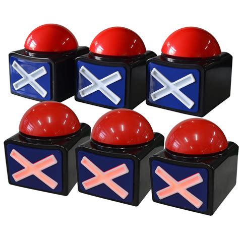 Buy Game Answer Buzzer 6pcs, Game Buzzer Family Feud Buzzer Alarm Sound ...