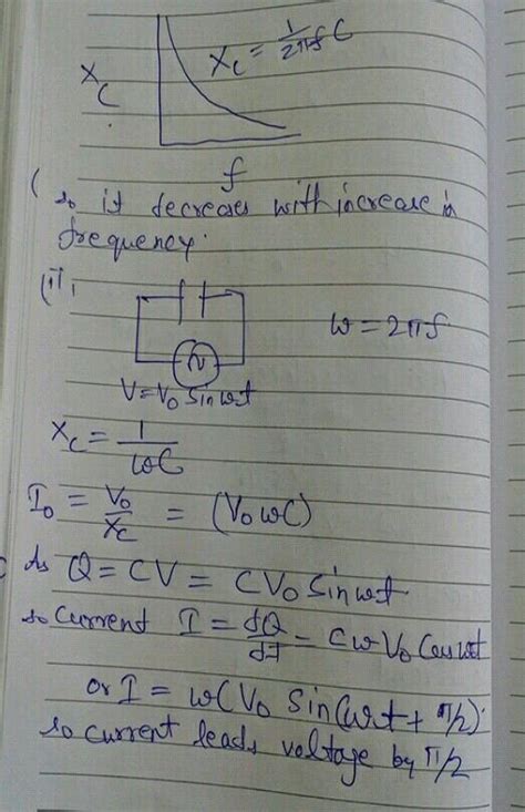 Relation Between Capacitance And Reactance at dawnjwilkerson blog