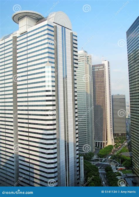 Shinjuku Skyscrapers stock photo. Image of shinjuku, tall - 5141134