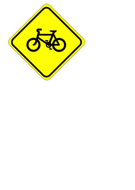 Watch For Bicycles Sign SVG Clip arts download - Download Clip Art, PNG Icon Arts