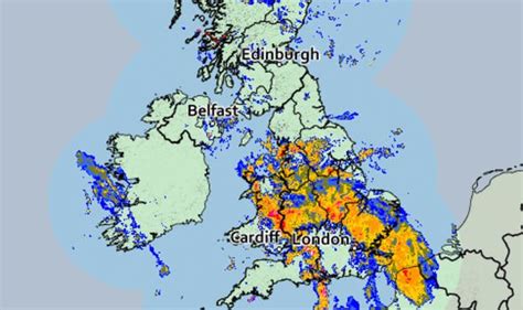 UK rain radar: Where is it raining right now? Rain to fall ALL week - latest forecast | Weather ...