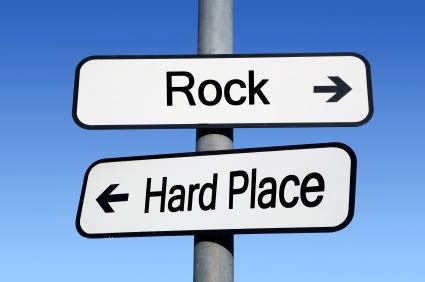 Idiom: Between A Rock And A Hard Place | MyEnglishGuide.com