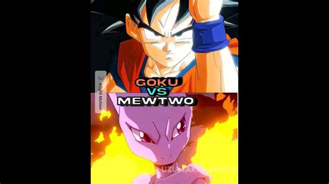 Mewtwo VS Goku || who would win || dragon ball Z || Pokemon || FUN WITH VEERU#shorts - YouTube