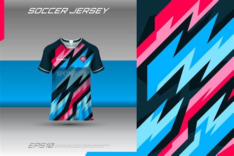 Sports jersey and t-shirt template sports jersey design vector mockup. Sports design for ...