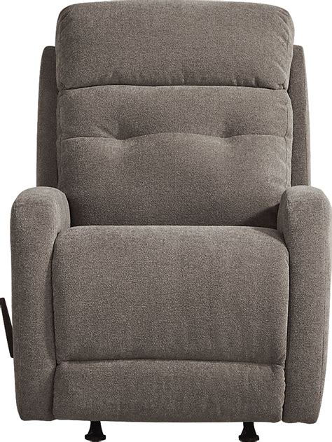 Cason Lane Brown Chenille Fabric Rocker Recliner | Rooms to Go