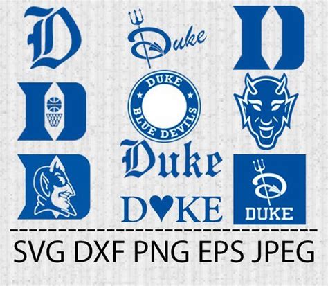 SVG Duke Blue Devils Logo Vector Layered Cut File Silhouette Cameo ...