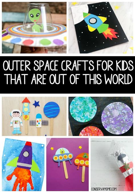 20+ Outer Space Crafts For Kids that are out of this world!