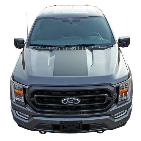 2021-2023 Ford F-150 Hood Decals and Hood Spear Stripes SWAY HOOD Vinyl ...