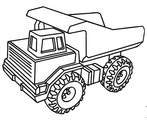 big truck coloring pages | Truck coloring pages, Coloring pages, Big trucks