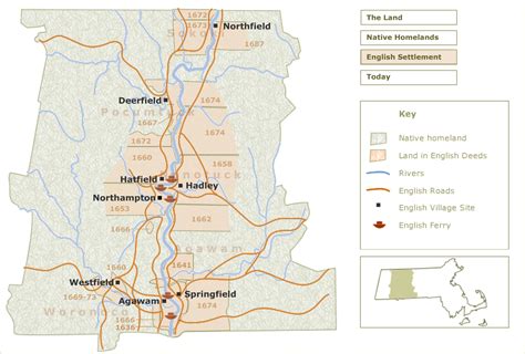 Map of Connecticut River Valley