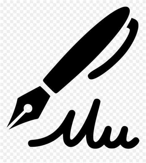 Download Pen Signature Svg Png Icon Free Download 455083 Black - Pen Signature Png Icon Clipart ...