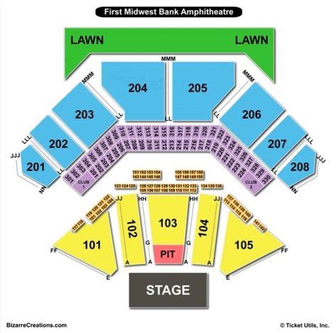 Hollywood Casino Amphitheatre Seating Chart Tinley Park Seating in ...