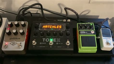 TONEX Pedal primer test con overdrive - YouTube