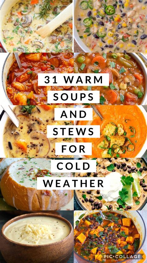 31 Warm Soups and Stews for Cold Weather: Simple Dishes – Loving Living | Winter soup recipe ...