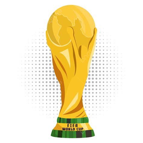 Football World Cup Golden Trophy, World Cup Trophy, Footbal, Golden Trophy PNG and Vector with ...