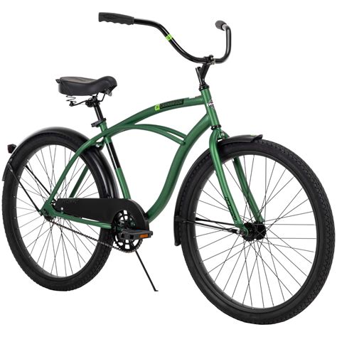 Huffy 26" Cranbrook Men's Beach Cruiser Comfort Bike, Green - Walmart.com