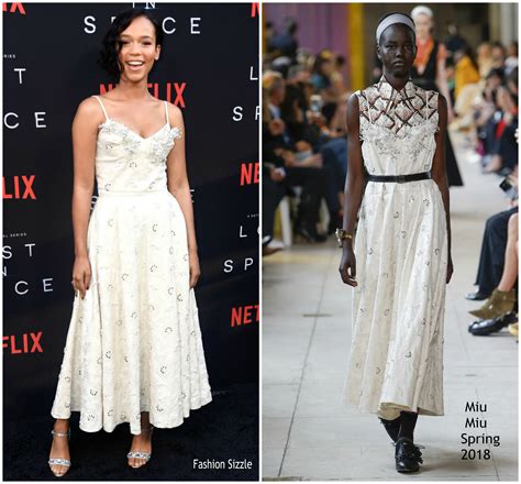 Taylor Russell in Miu Miu @ Netflix’s ‘Lost In Space’ Season 1 Premiere In LA