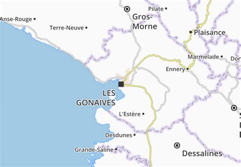 Mapa MICHELIN Les Gonaïves - plan Les Gonaïves - ViaMichelin