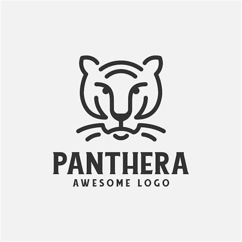 Premium Vector | Panther Head logo Vector