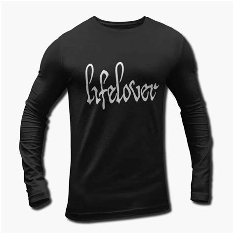 Lifelover Band Long Sleeve T-Shirt, Lifelover Logo Longsleeve Tee Shirt, Black Metal Merch ...