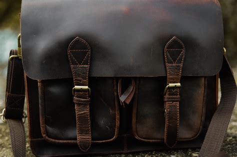 Rustic Leather Satchel — The Handmade Store