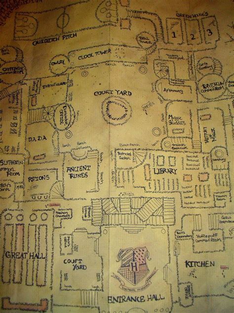 marauders map by samanthafay1987 on deviantART | Harry potter marauders map, Harry potter room ...