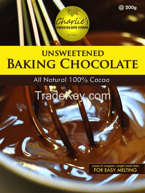 Cocoa Mass/ Unsweetened Baking Chocolate/ Organic Natural Chocolate ...