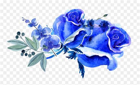 Blue Flowers Png