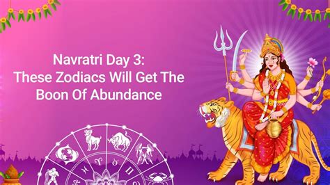 Navratri Day 3: Goddess Chandraghanta Will Bless & Flourish 5 Zodiacs!