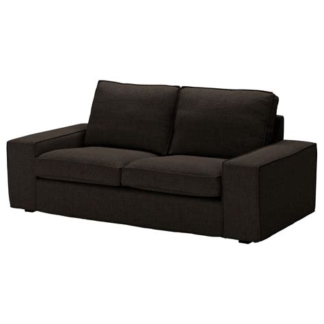 New Ikea Kivik Loveseat Cover 2 Seater Sofa Slipcover Teno Black Wool Tenö Black | Small fabric ...