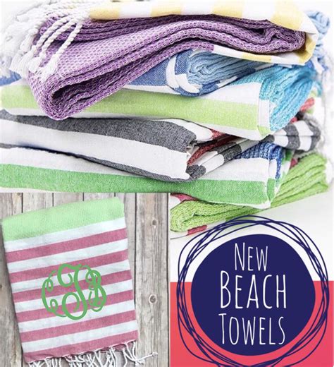 Monogrammed Beach Towels