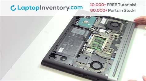 Dell Inspiron 7567 Battery Installation Replacement Guide - Install Laptop 7566 7778 P65F - YouTube