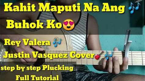 Kahit maputi na ang buhok ko - Guitar tutorial Step by step plucking & Chords Justin Vasquez ...