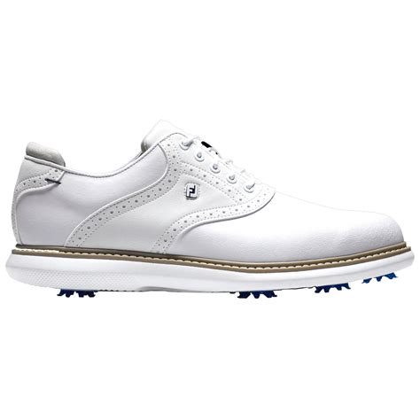 FOOTJOY MENS TRADITIONS Waterproof Golf Shoes Lightweight Leather ...