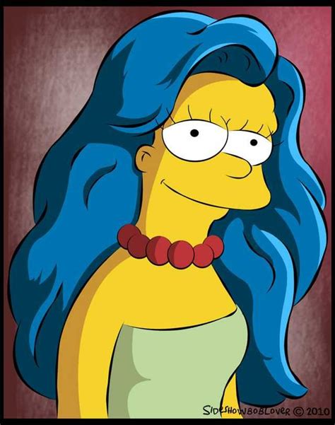 Can we just agree that Marge Simpson with her hair down is a hottie? - Imgur | Simpsons drawings ...